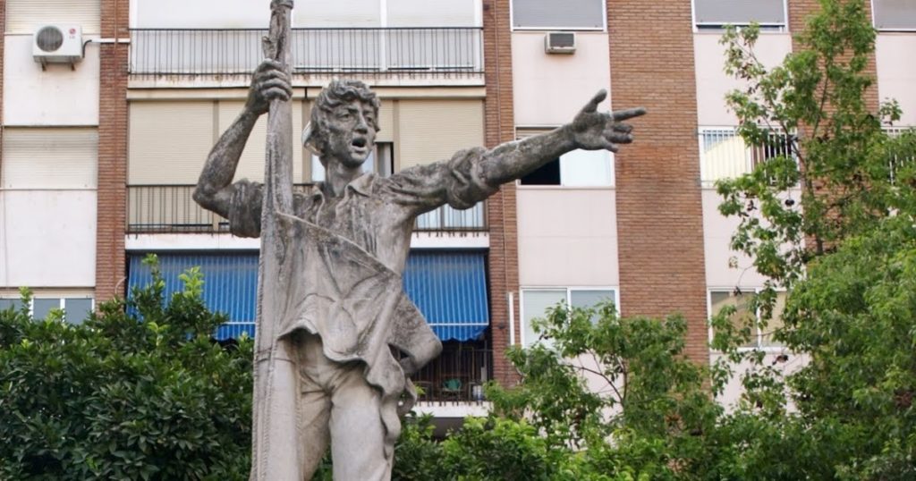 Rodrigo-DeTriana-nei-giardini-DOC-768x1024 José Lemus Garcia (Siviglia 1926 - Siviglia 1990) monumento a Rodrigo de Triana in calle Pagés del Corro a Siviglia. 1973. Rodrigo-de-Triana-particolare-1024x538 José Lemus Garcia (Siviglia 1926 - Siviglia 1990) monumento a Rodrigo de Triana in calle Pagés del Corro a Siviglia. 1973. Rodrigo-DeTriana-nei-giardini-DOC-768x1024 Rodrigo-de-Triana-particolare-1024x538