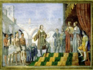 Casa-Carbone-Lavagna-326x245 Anonimo. "Cristoforo Colombo presenta gli indiani d'America alla regina Isabella". Casa-Carbone-Lavagna-326x245