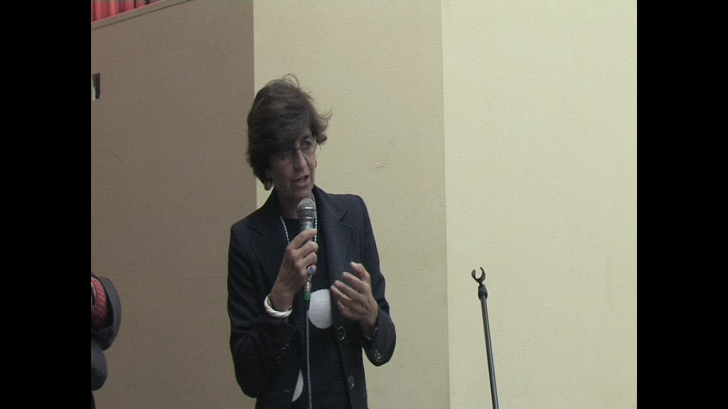 Villa Piantelli- intervento dell’assessore alla cultura del Comune di Genova, carla Sibilla
