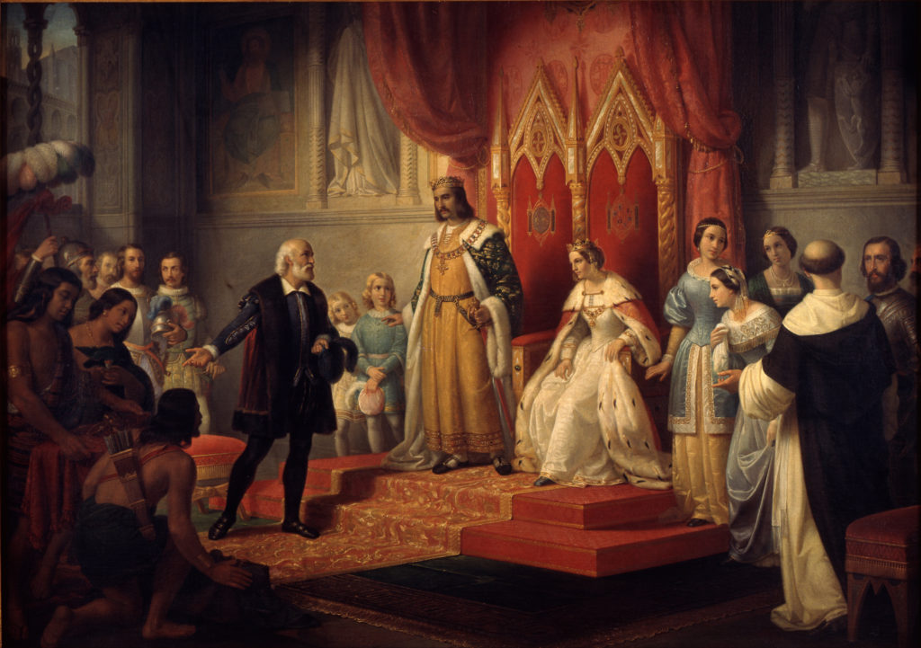 COLOMBO-ARTE-JUAN-Juan_Cordero_-_Cristopher_Columbus_at_the_Court_of_the_Catholic_Monarchs_-_Google_Art_Project-1024x721  