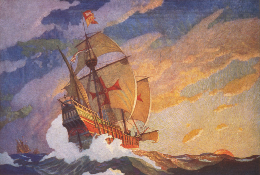 Newell-Convers-WyethColumbus-Crossing-The-Atlantic-was-completed-in-1927.-1024x688  