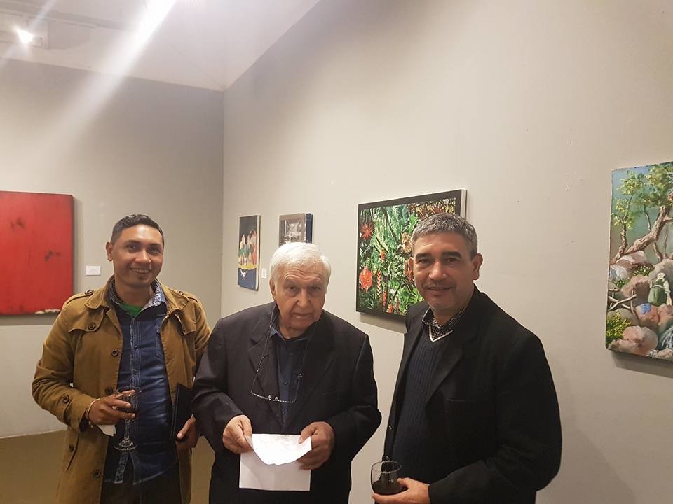 ASUNCION-Claudelino-io-e-Urbano. Mostra Internazionale d'Arte"Italia y Paraguay: Miradas Reciprocas". Asunción, Paraguay. ASUNCION-Claudelino-io-e-Urbano.