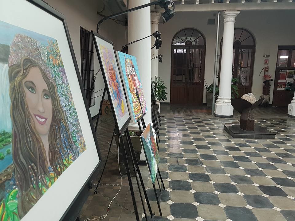 Asuncion-cortile-Lavagna Mostra Internazionale d'Arte"Italia y Paraguay: Miradas Reciprocas". Asunción, Paraguay. Asuncion-cortile-Lavagna