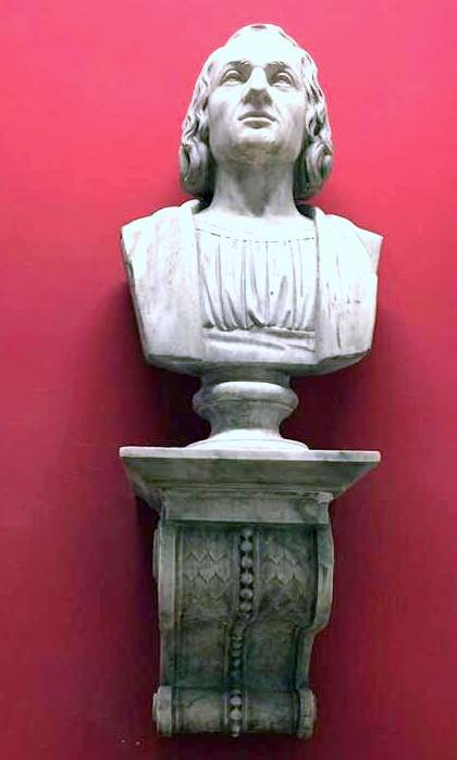 Scuola-SV-DOC-1-busto Giovanni Battista Frumento. "Busto marmoreo di Cristoforo Colombo". 1880. Scuola-SV-DOC-1-busto