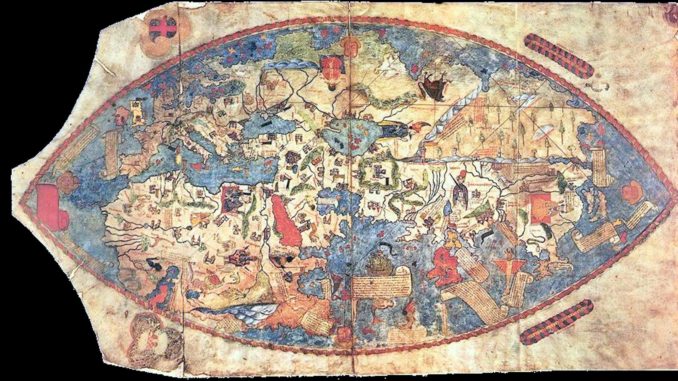 Biblioteca Nazionale Firenze Mappamondo Genovese 1457 DOC DOC DOC