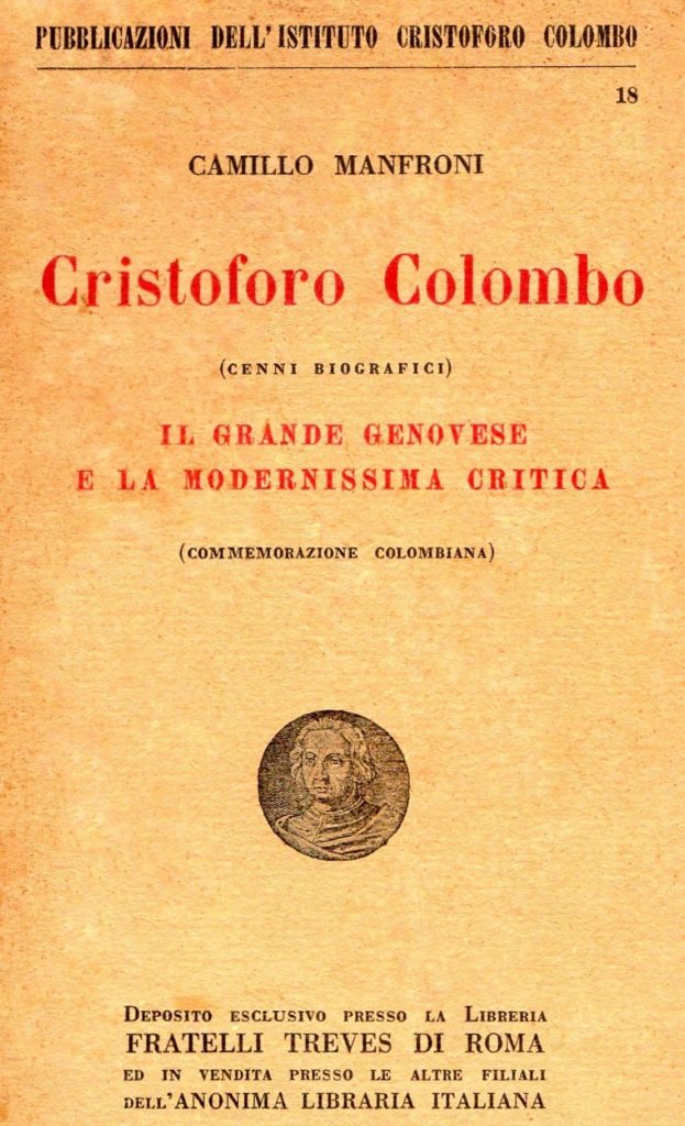 BIBLIOTECA-CNC-ICCC-Camillo-Manfroni-Cristoforo-Colombo-623x1024 Camillo Manfroni. "Cristoforo Colombo (cenni biografici)". 1925 BIBLIOTECA-CNC-ICCC-Camillo-Manfroni-Cristoforo-Colombo-623x1024
