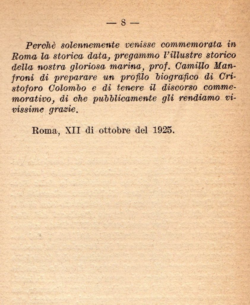 BIBLIOTECA-CNC-ICCC-Camillo-Manfroni-pag-2-doc-842x1024 Camillo Manfroni. "Cristoforo Colombo (cenni biografici)". 1925 BIBLIOTECA-CNC-ICCC-Camillo-Manfroni-pag-2-doc-842x1024