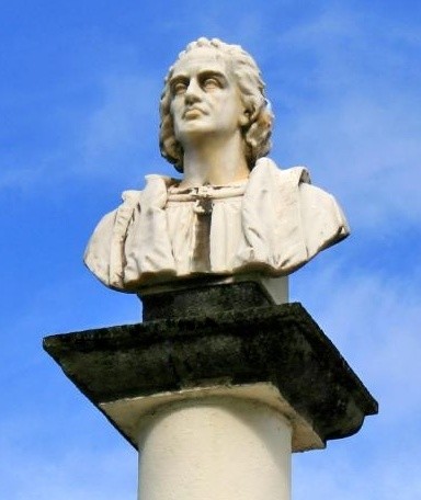Guadaloupe-DOC-Busto-al-cielo Mémorial Christophe Colomb. Sainte Marie (Guadalupa). 1916 Guadaloupe-DOC-Busto-al-cielo