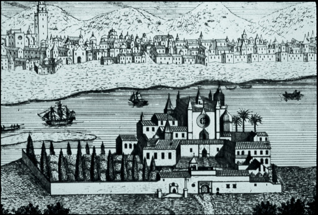 Monasterio-en-sus-inicios-1024x692 Odissea delle ceneri di Cristoforo Colombo- Da Valladolid a Siviglia, Santo Domingo, Havana, Cadice e Siviglia. Monasterio-en-sus-inicios-1024x692