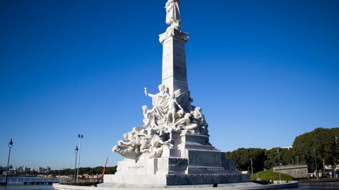 ARGENTINA BUENOS-AYRES-ESTATUA-COLON-4